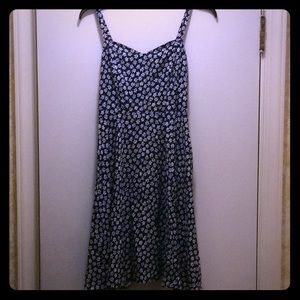 Old Navy Blue Floral Sundress Adult Small